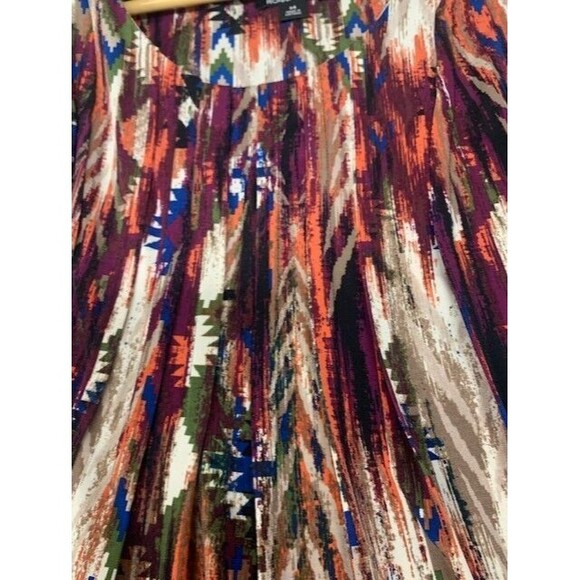 Ronni Nicole Summer Sleeveless Artsy Dress Size 14 Aztec Cottage Hippie 90’s - Picture 8 of 8